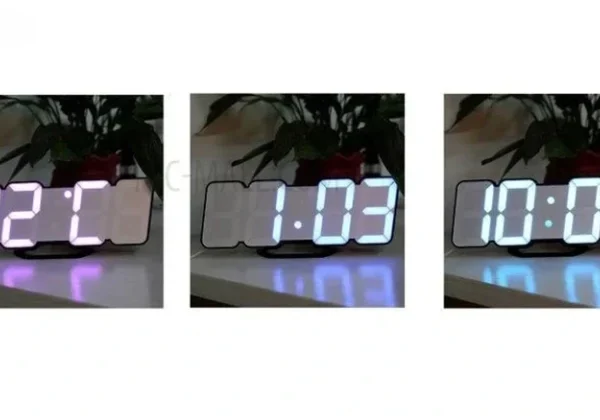 ساعت دیواری و رومیزی مدل X Segment Clock